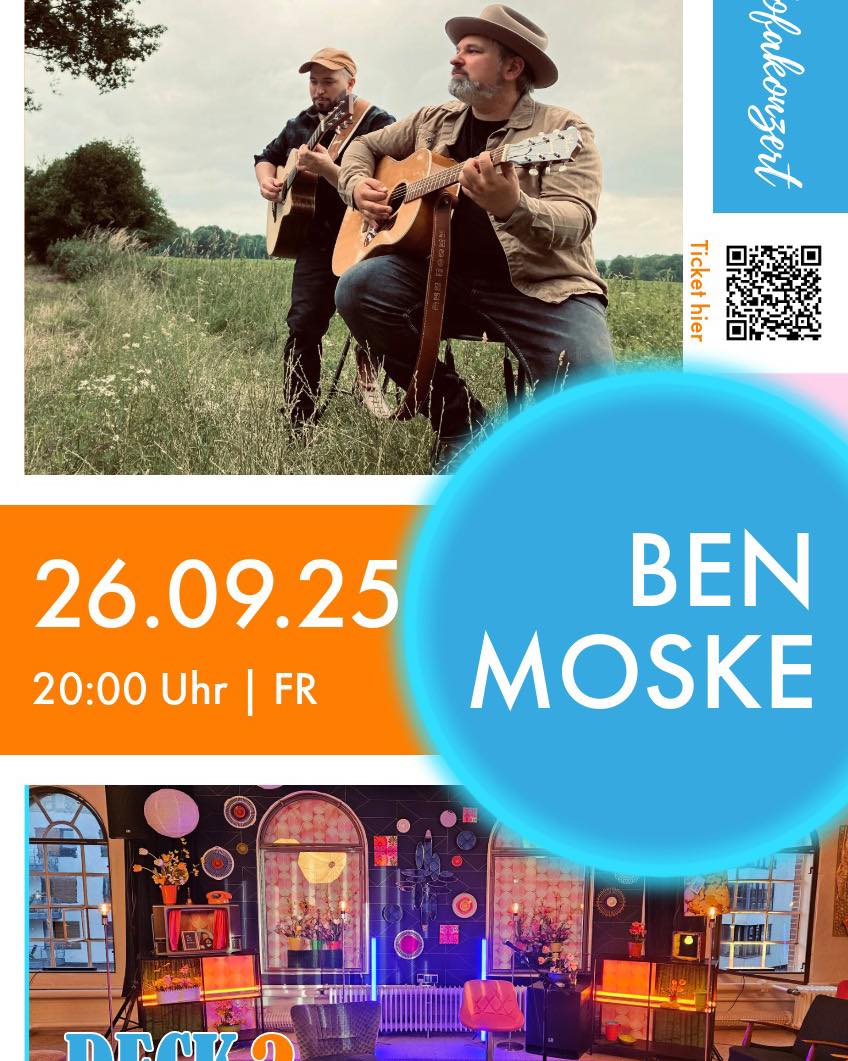 Am Freitag ist es soweit! Wir freuen uns schon riesig. 😊 

Es gibt noch ein paar Karten: https://deck2-buxtehude.de/veranstaltung/ben-moske-3/

Kommt vorbei und lasst uns einen tollen Abend zusammen erleben. 

#keepitcountry #countrydeutschland #esgehtnurgemeinsam #sigmaguitars #ben_moske #endlichwiederlive #folk #country #follower #deck2 #buxtehude #buxtehudekunst