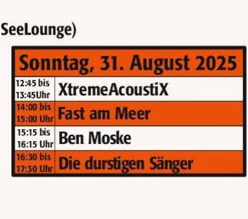 Nach dem großartigen Wochenende, wirft das nächste schon seine Schatten voraus. Am Sonntag sind wir zu Gast auf dem Vörder Seefest. Ihr findest uns auf der Beachbühne in der Zeit von 15:15 - 16:15 Uhr. 

Wir freuen uns auf euch. 😊

#keepitcountry #countrydeutschland #esgehtnurgemeinsam #sigmaguitars #ben_moske #endlichwiederlive #folk #country #follower #Vörderseefest #Bremervörde