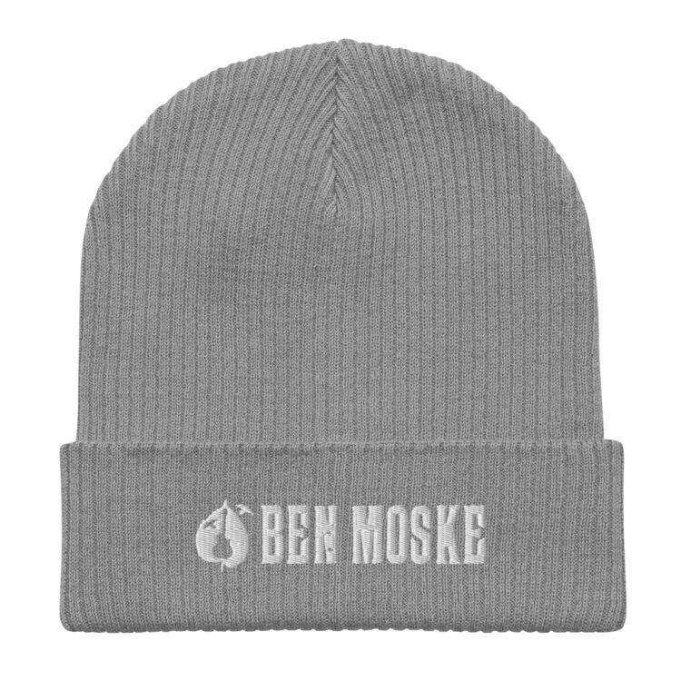 Gerippte Bio-Beanie "Ben Moske"