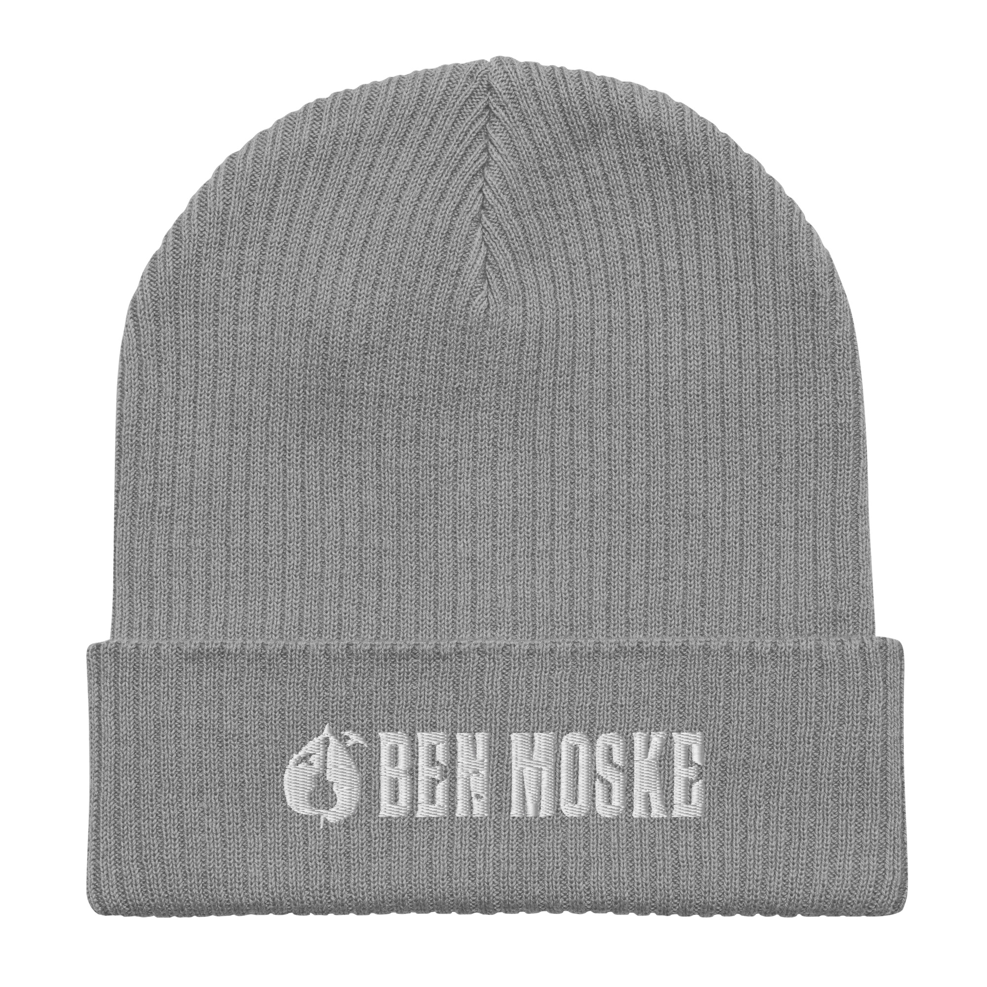Gerippte Bio-Beanie "Ben Moske"