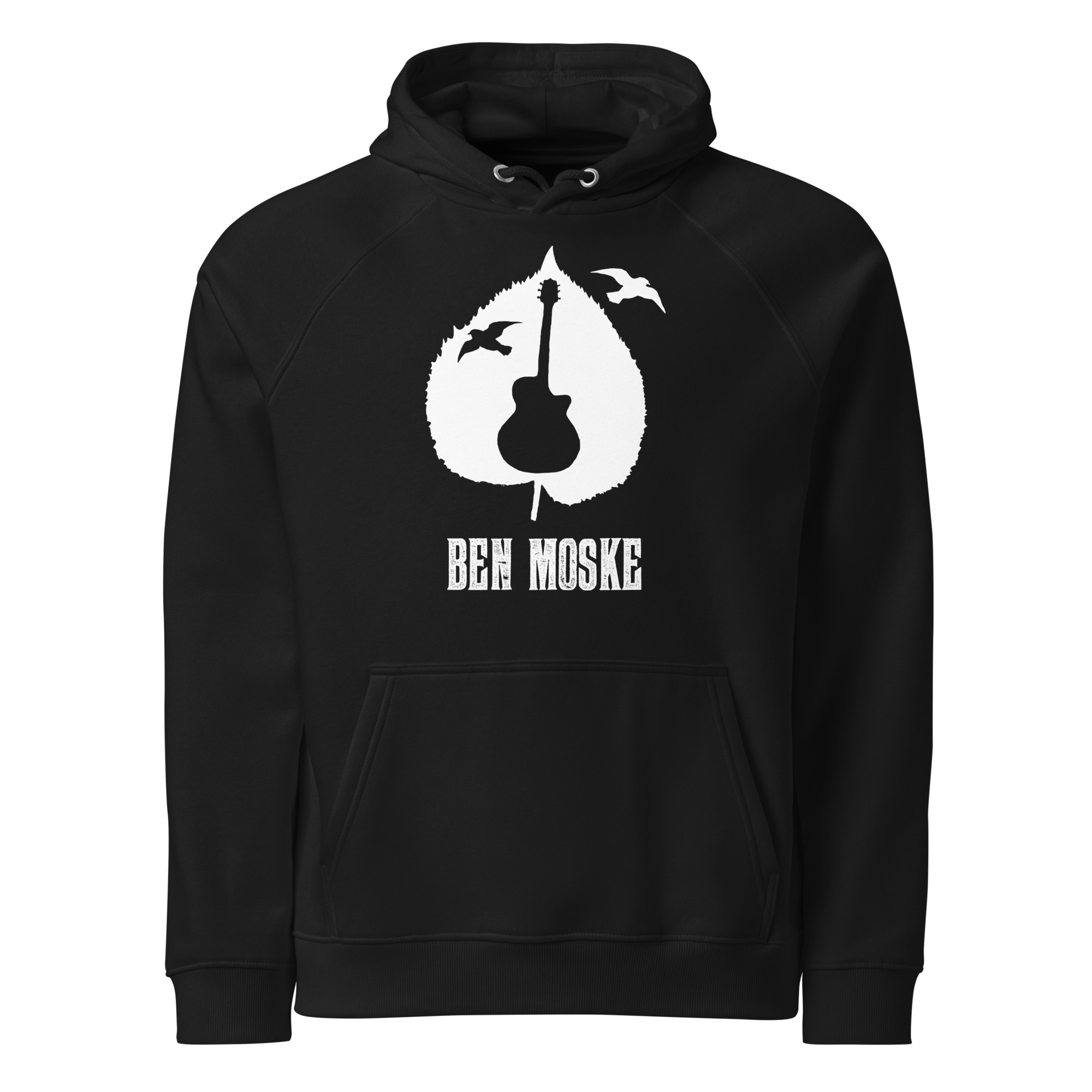 Unisex Bio-Raglan-Hoodie "Ben Moske"